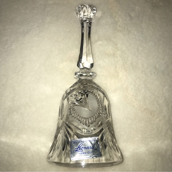 Vintage Leonard Lead Crystal Collector’s Bell - Picture 3 of 14